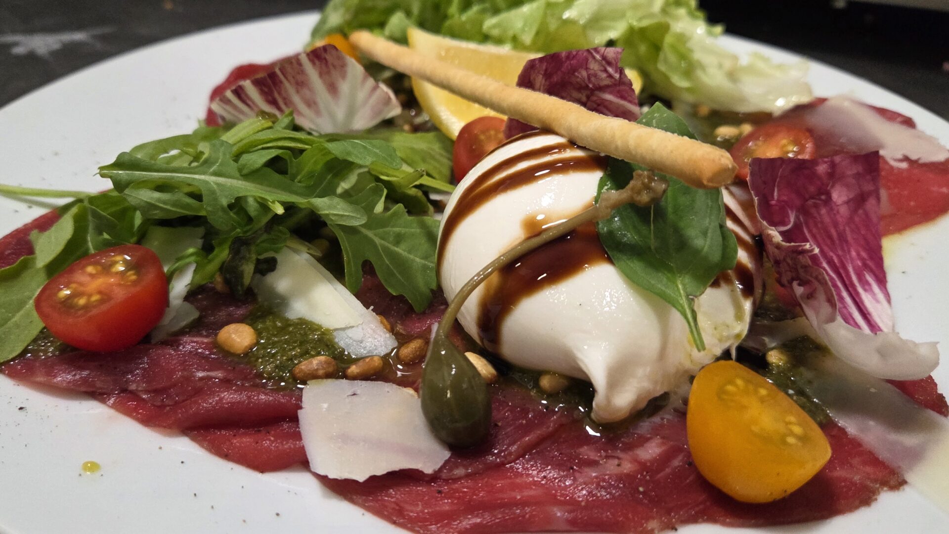 carpaccio de bœuf  